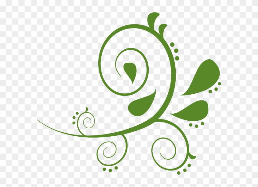 Green Swirls Clipart Microsoft Word - Free Paisley Clip Art #118552