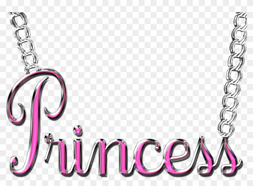 Word Princess Necklace Png By Princessdawn755 Word - Princess Word Pink Png #118593