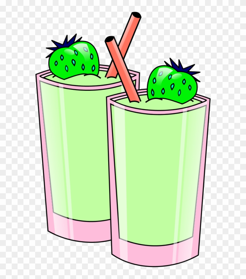 Strawberry Smoothie Vector Clip Art Library Png - Smoothie Clip Art Png #118665