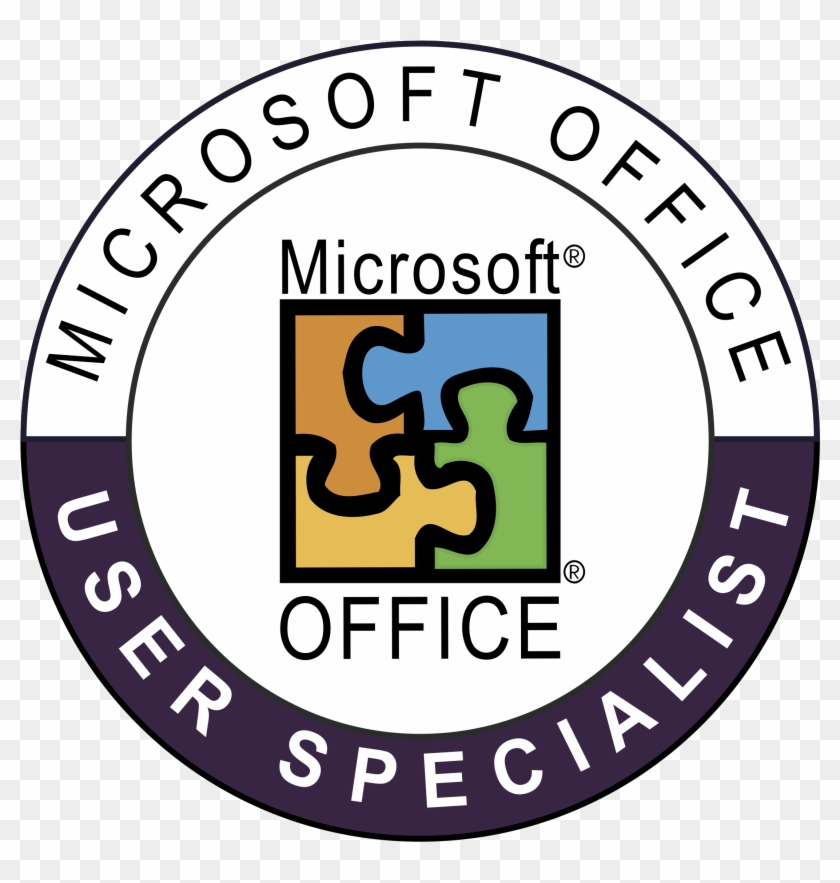 Microsoft Office User Specialist Logo Png Transparent - Microsoft Office User Specialist #118922