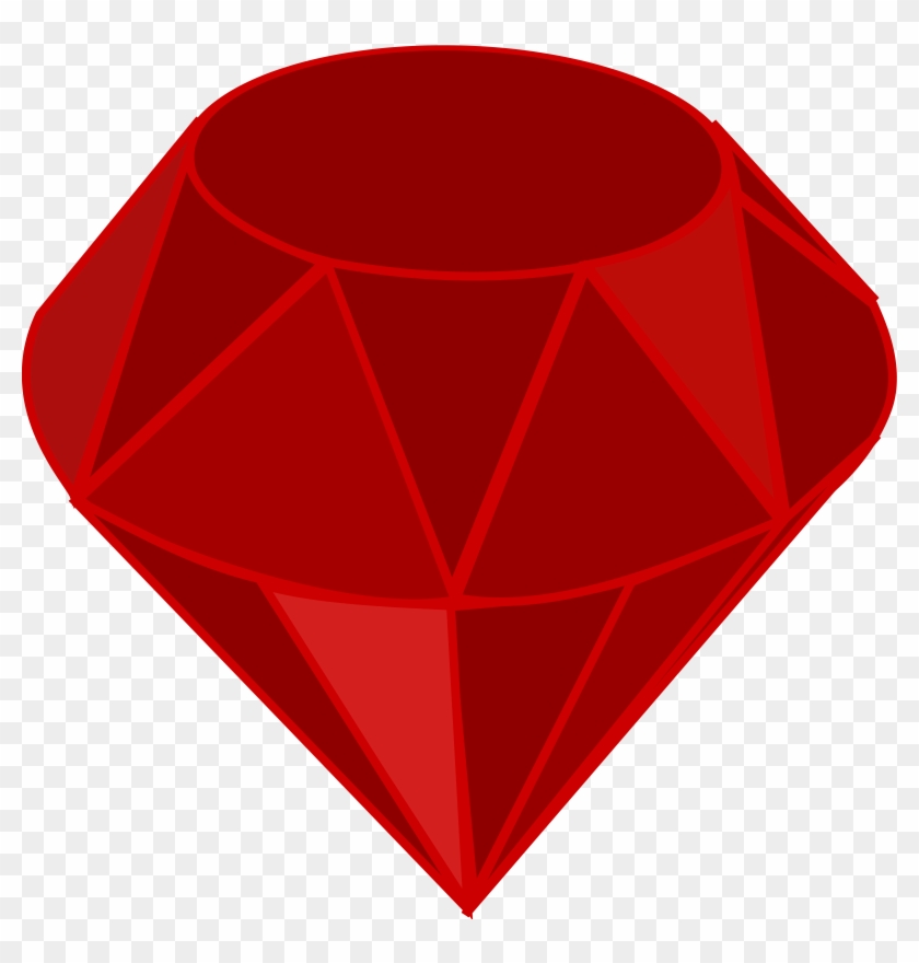 This Free Icons Png Design Of Red Ruby, No Transparency, - Ruby Clip Art #119173