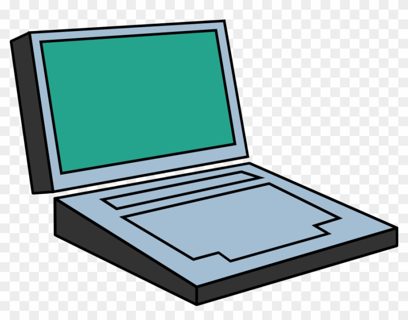 Computer Cliparts, Computer Design Svg - Simple Laptop #119295