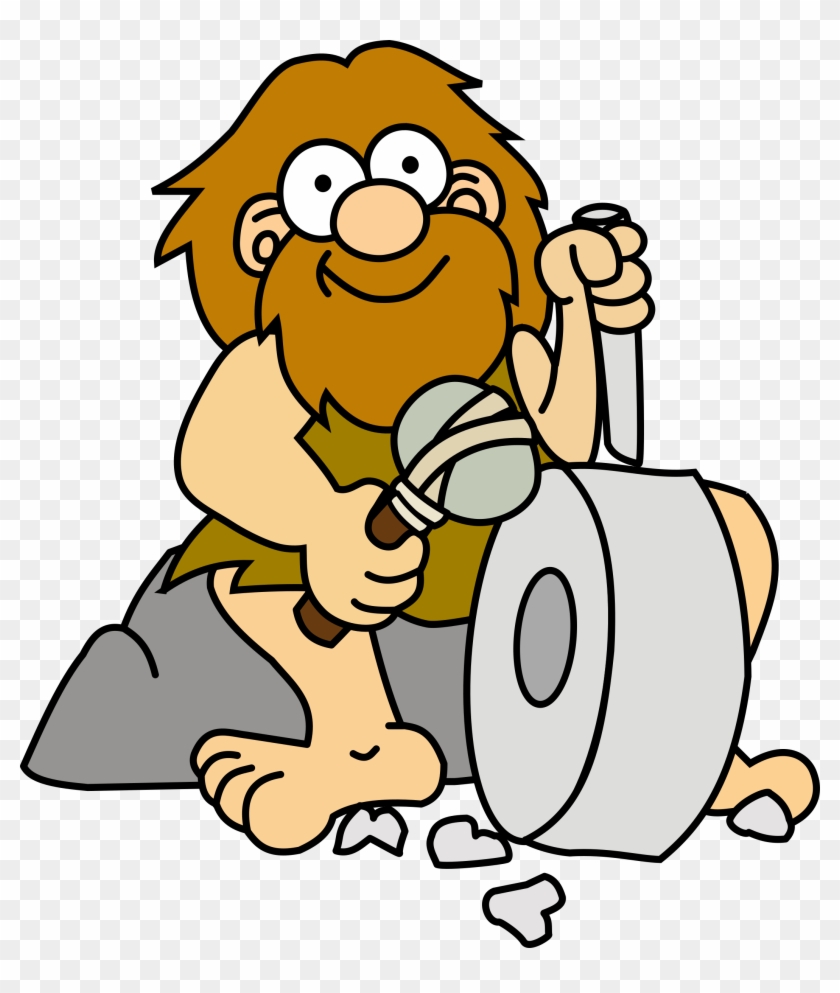 Big Image - Caveman Inventing The Wheel #119298