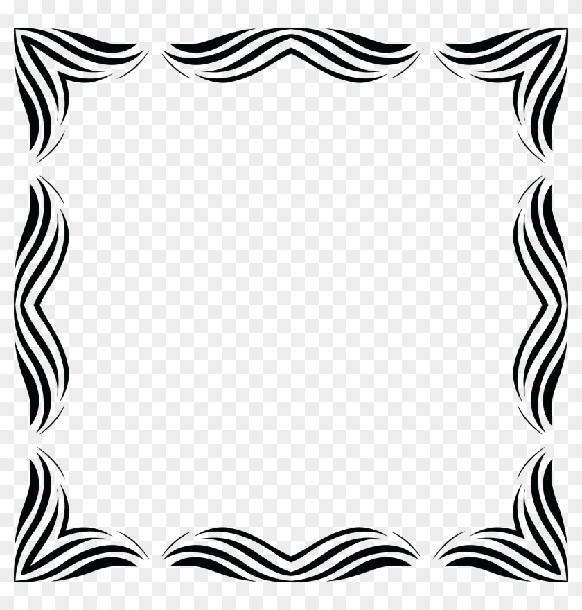 Free Clipart Of A Decorative Border - Decorative Border Designs #119392