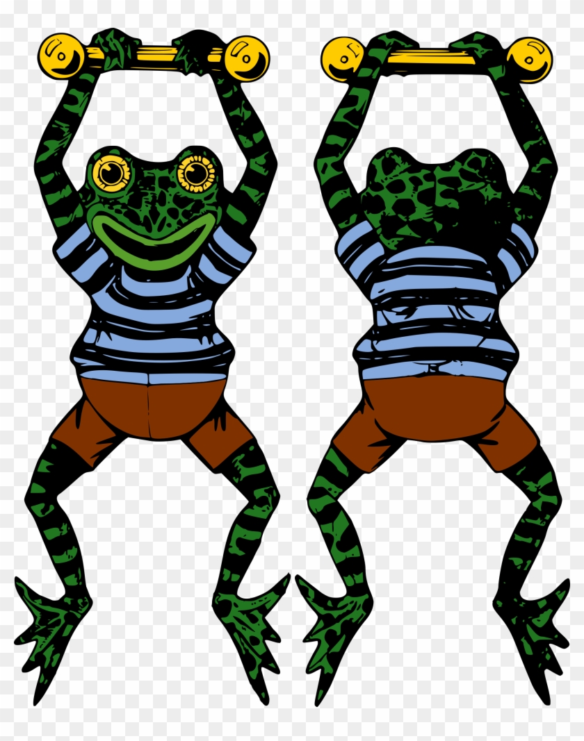 Acrobat Frog - Acrobat Frogs Keychain, Adult Unisex, Size: 2.25", #119464