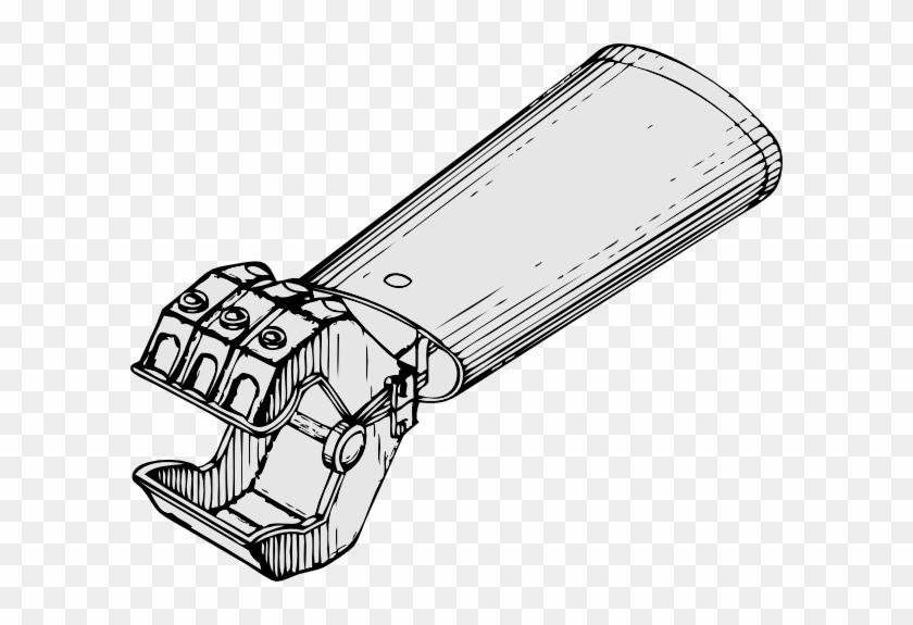 Free Vector Mechanical Hand Clip Art - Mechanical Hand Png #119624