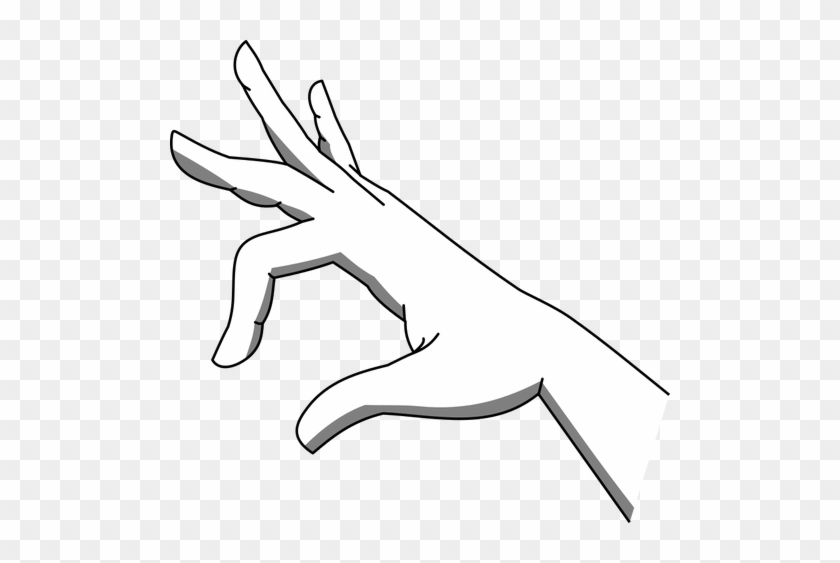 Hand Clipart Tangan - Line Art #119633