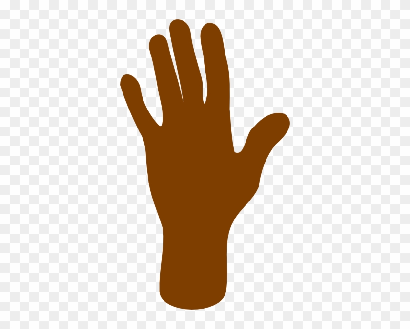 Clip Art Brown Hand #119697