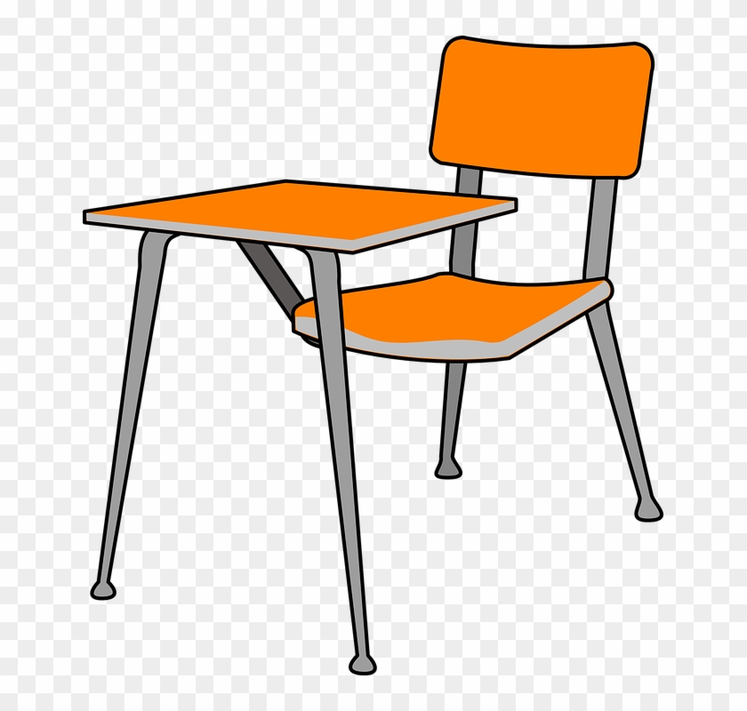 Student Desk Clip Art 8 Large Wooden Desk By Www - Desk Clip Art #119779