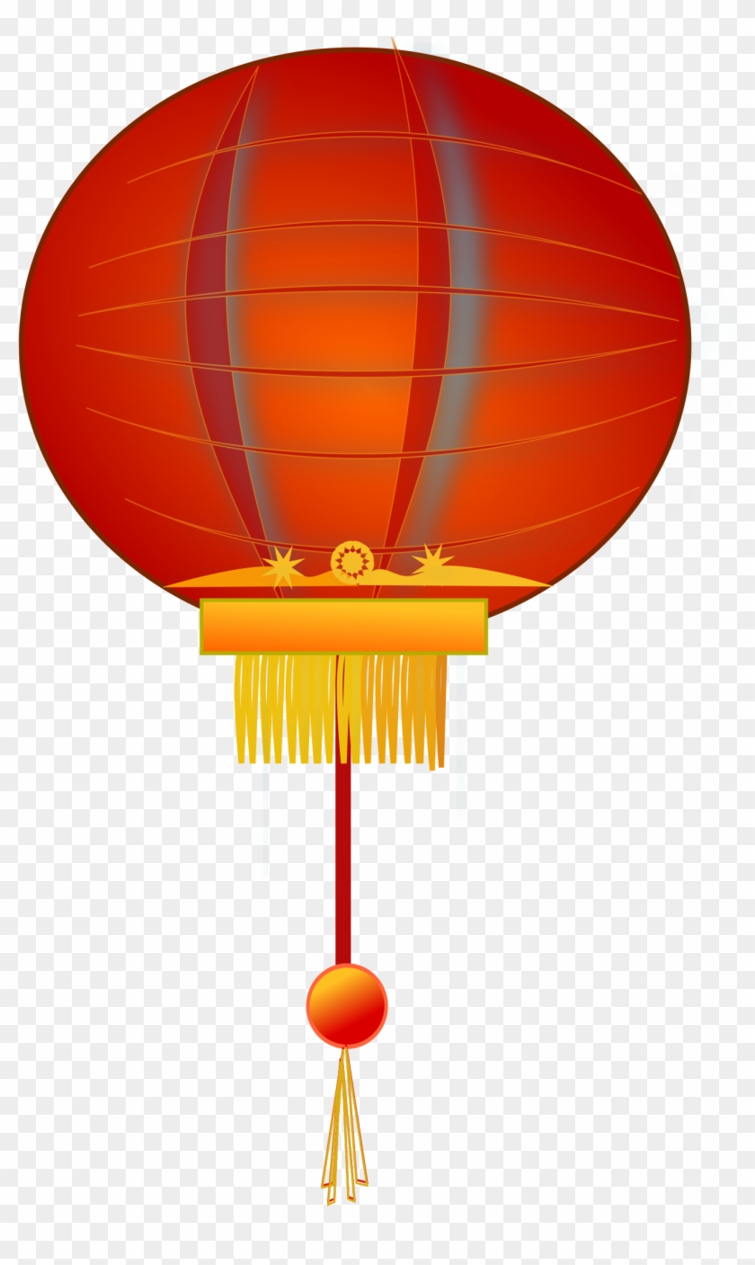 Chinese New Year Lantern Clip Art Clipart - Lampion Imlek Png #119853