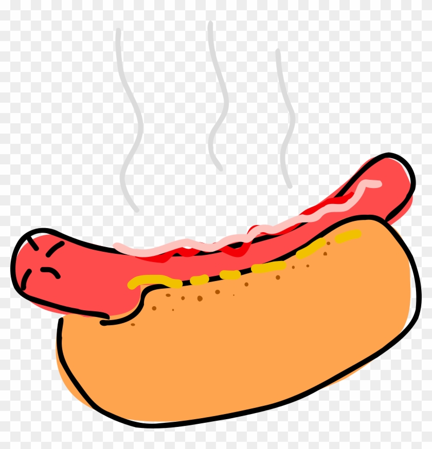 Hot D Microsoft Word Clip Art Download - Hot Dog Clipart #120211