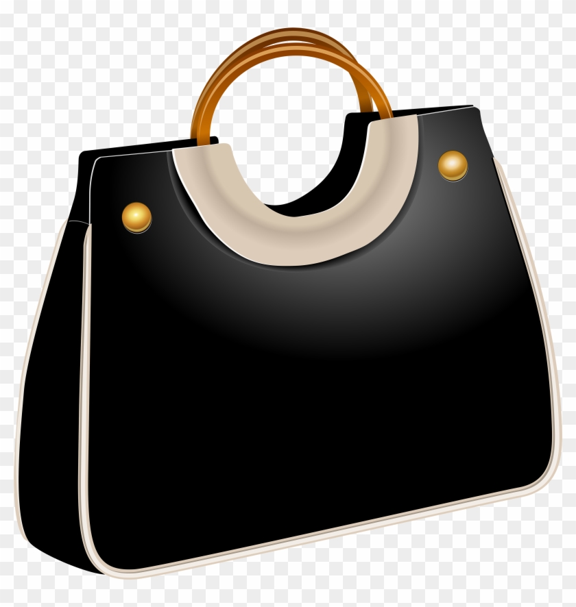 Handbag Black Png Clip Art - Bags Clipart Png #120253