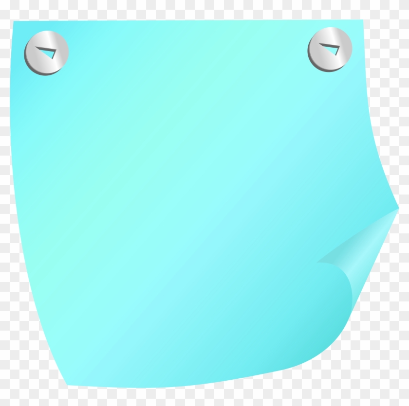 Sticky Note Blue Png Clip Art - Sticky Notes Blue Png #120314