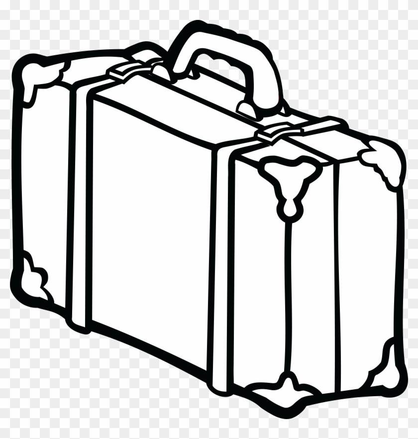 Free Clipart Of A Suitcase - Clip Art Of A Suitcase #120551