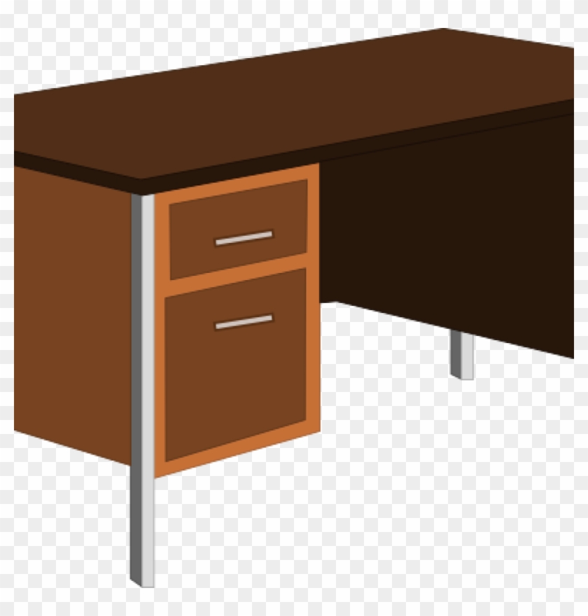 Desk Clipart Office Desk Clip Art At Clker Vector Clip - Table Clipart #120573