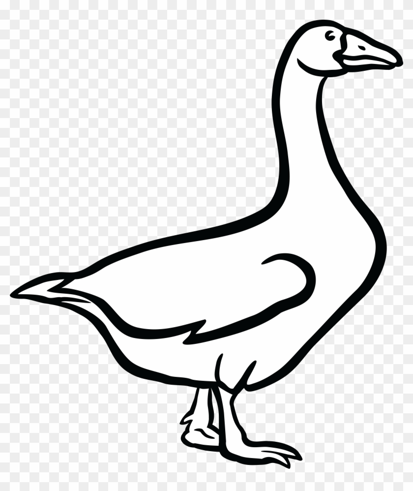 Goose Clip Art Black And White