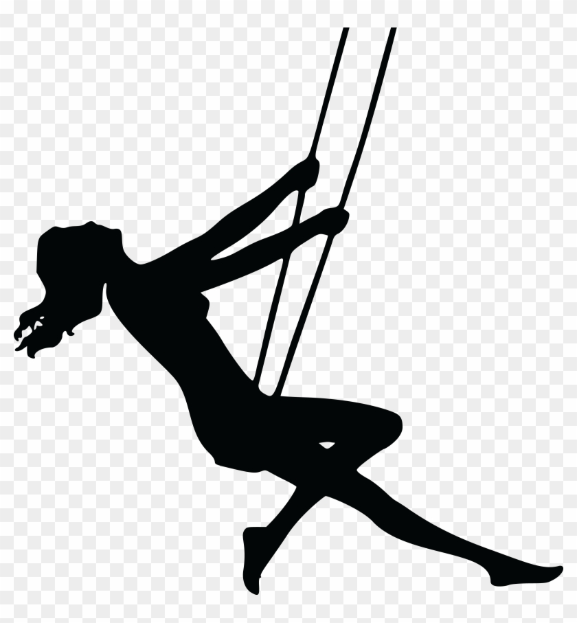 Free Clipart Of A Woman Swinging - Swing Png #120641