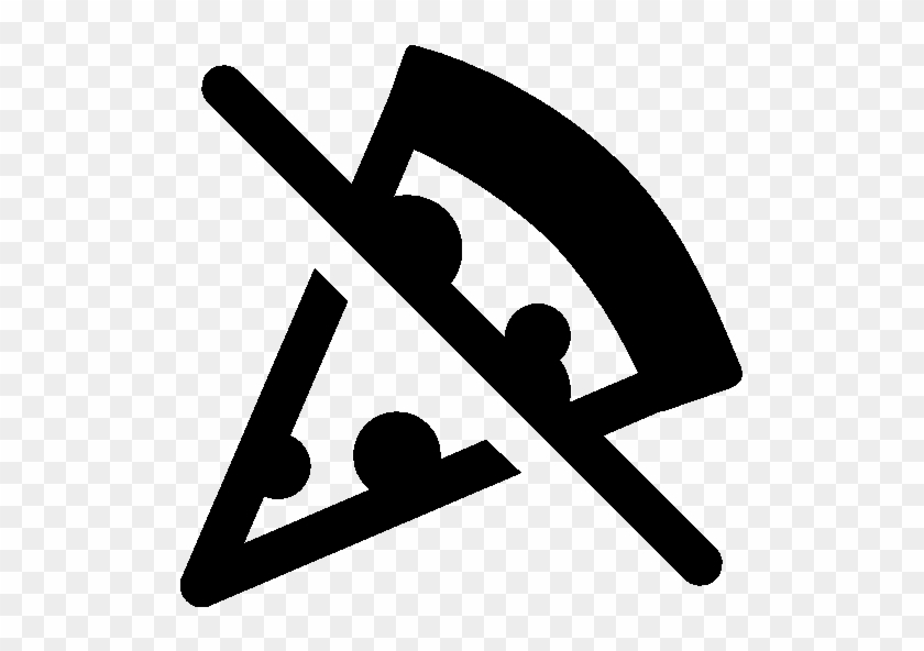City No Food Icon - Pizza Black Png #634133