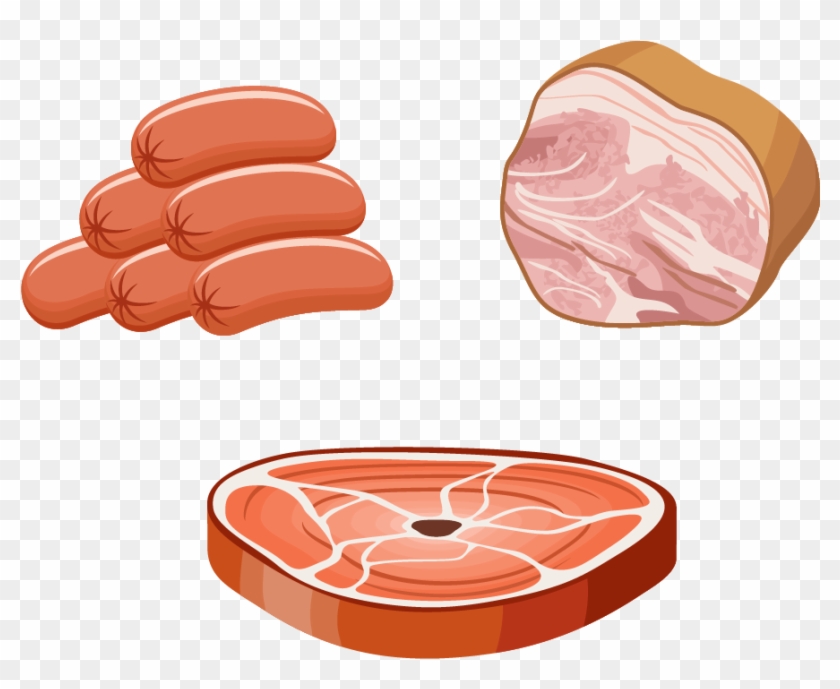 Mortadella Ham Bologna Sausage Steak - Steak Cartoon #634274