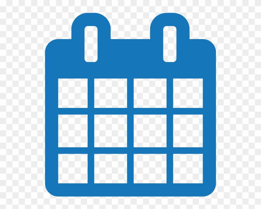 Visit The Service Calendar - Calendar Icon Png Blue #634341