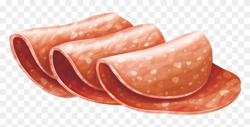 Salami Pepperoni Meat Clip Art - Salami Pepperoni Meat Clip Art #634376
