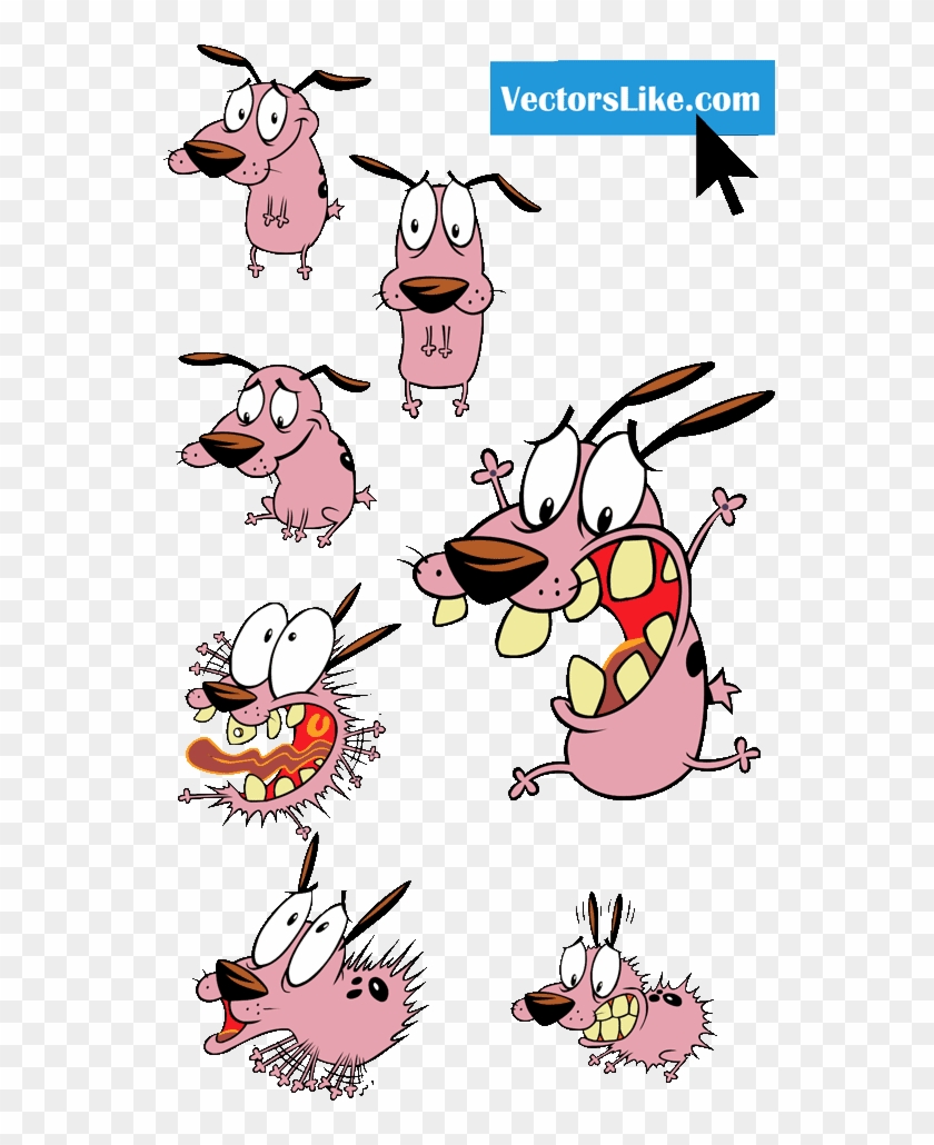 Courage The Cowardly Dog Characters - Courage The Cowardly Dog Png #634452