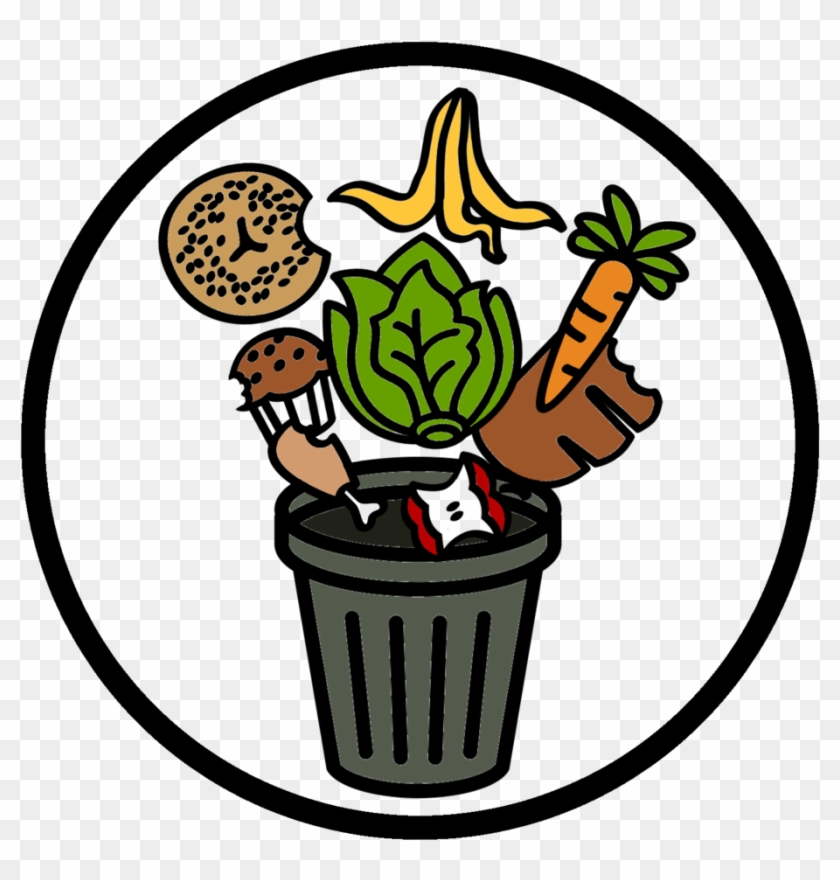 Contact - Food Waste Bin Cartoon #634603