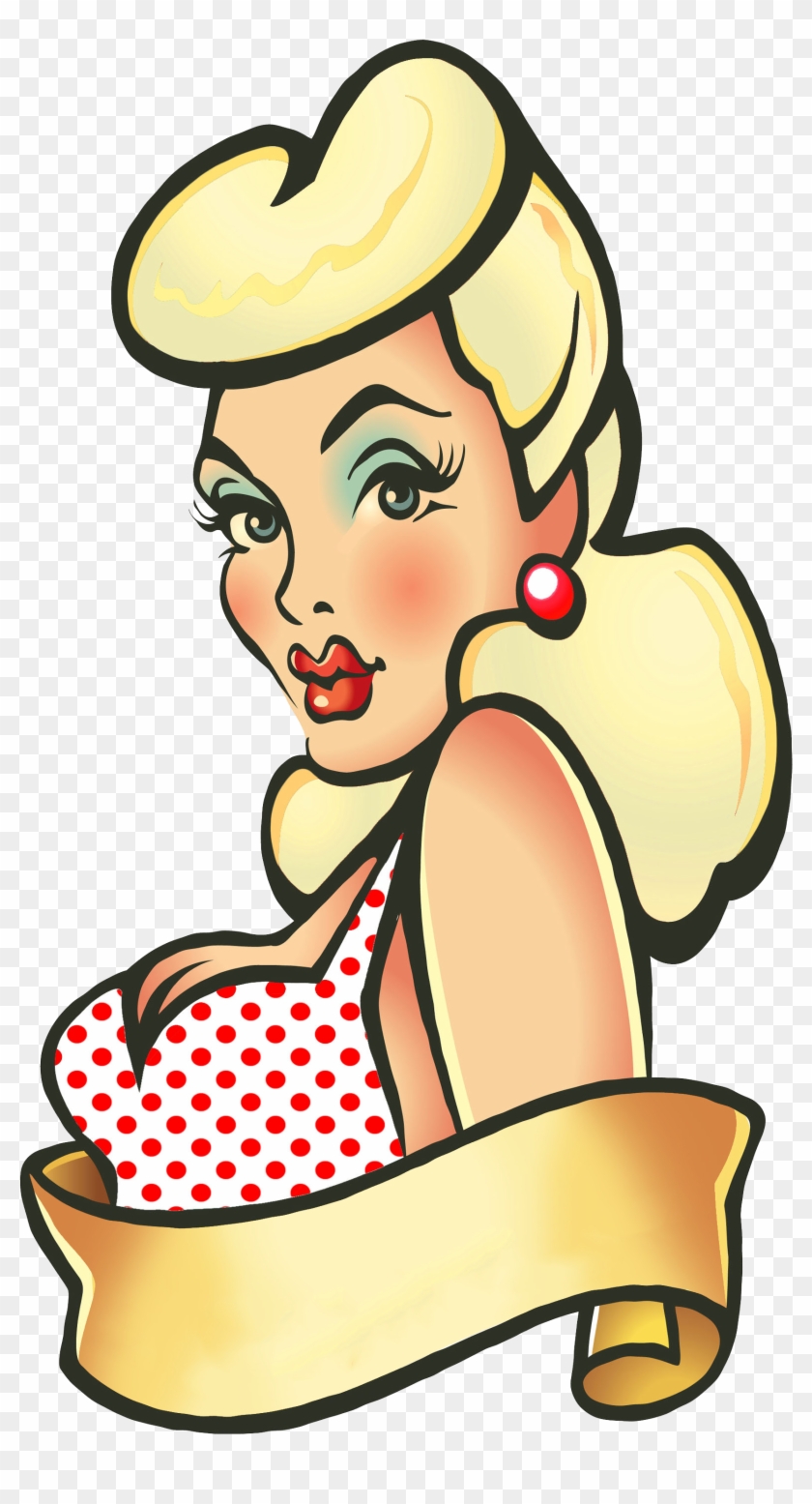 Rockabilly Pin Up Tattoo Flash