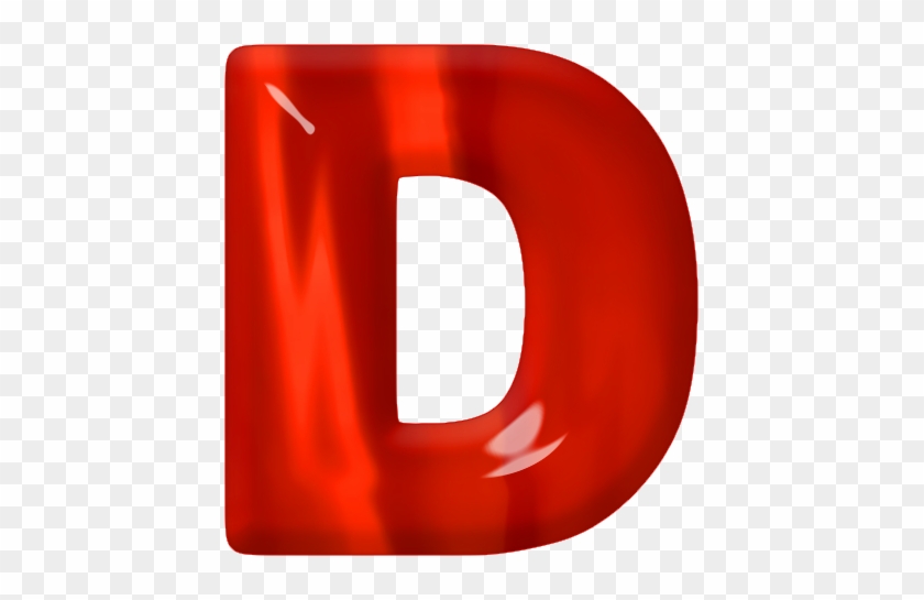Letter D - Letter D Color Red #634882
