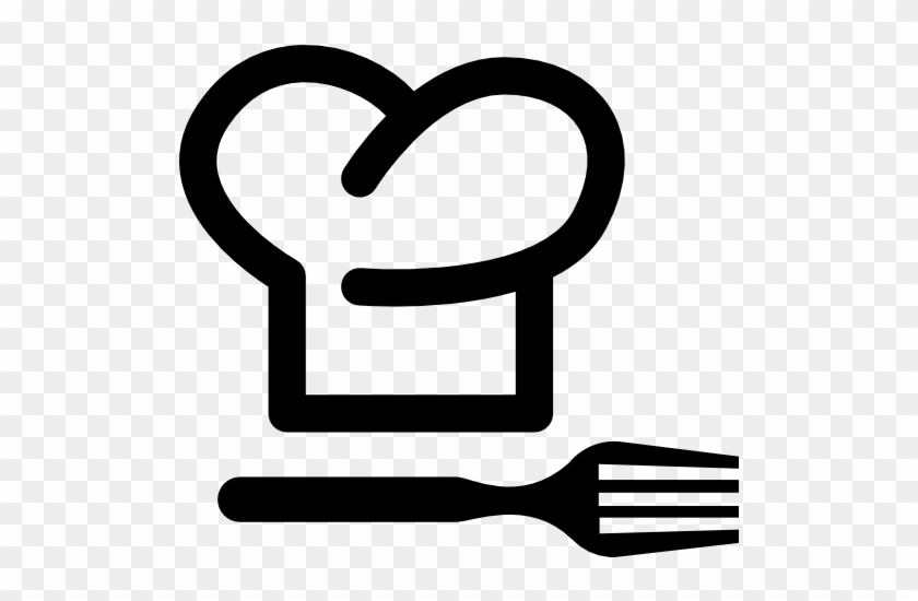 Chef Hat And Fork Icon - Chef Icon Jpg #634887