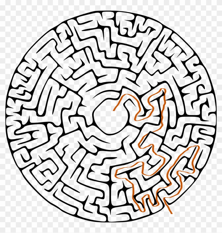 Maze Solution - Circular Maze #634908