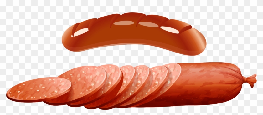 Breakfast Sausage Salami Ham Bacon - Jamon De Cerdo Animado Png #634948