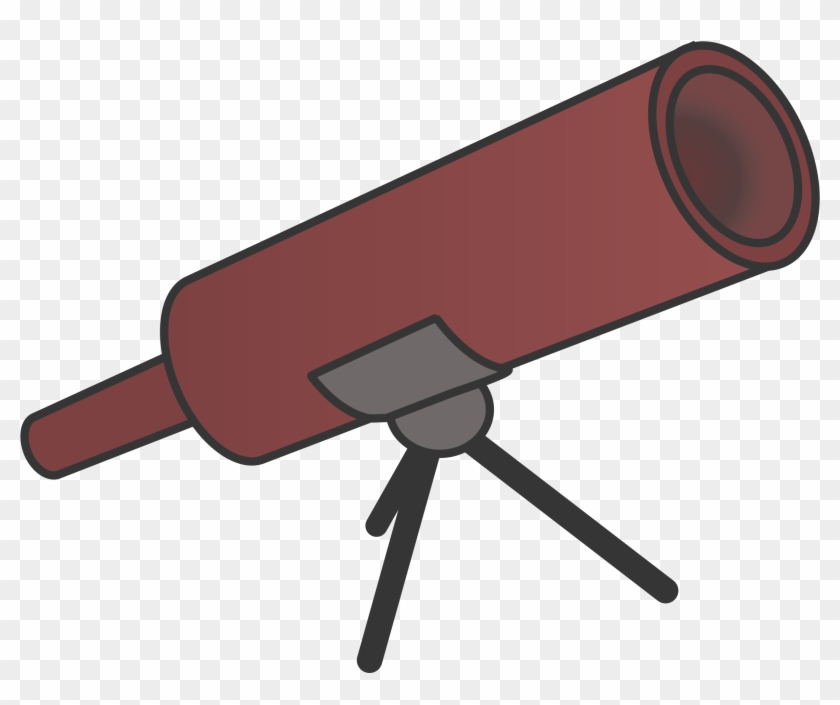 Braun Cartoony Telescope - Portable Network Graphics #634975