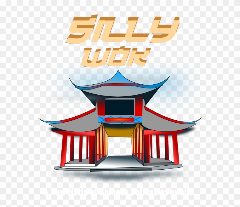 Silly Wok - Pagoda Clipart #635036