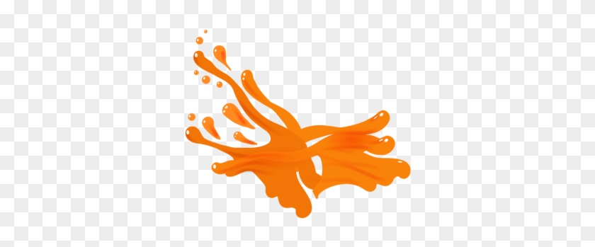 Orange Juice Splash Vector Png, Orange, Juice, Vector - Poster Background Juice #635106