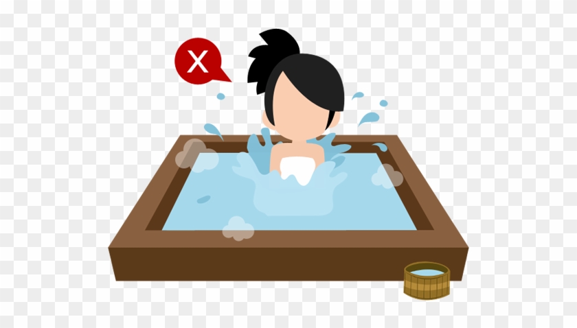 Remember, Diving And Splashing Bath Water To Others - Bathing #635109