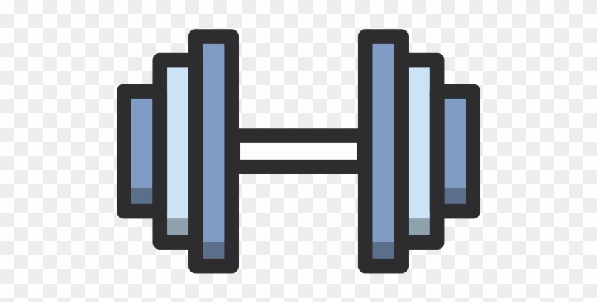 Related Weight Clipart Transparent - Dumbbell #635142
