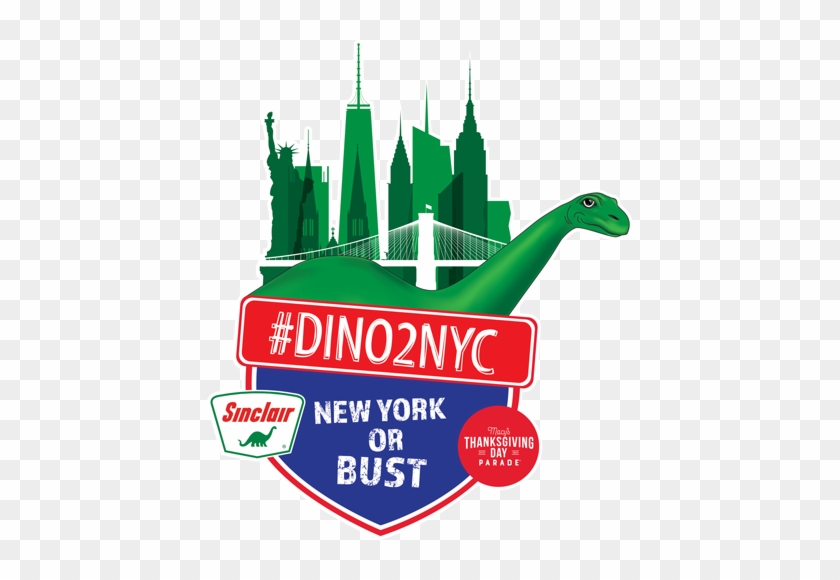 Dino's Taking His Annual Cross-country Road Trip To - Sinclair Oil #635165