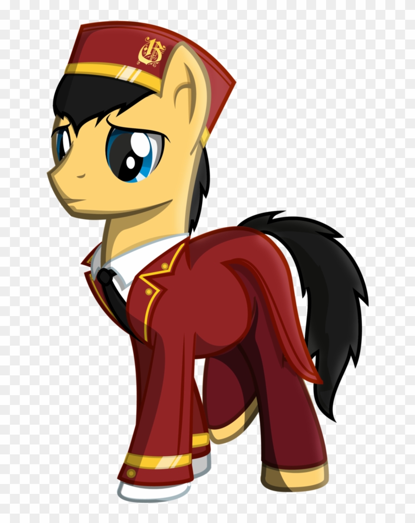 Canterlot Bellhop Outfit By J-zykov - Cartoon #635339