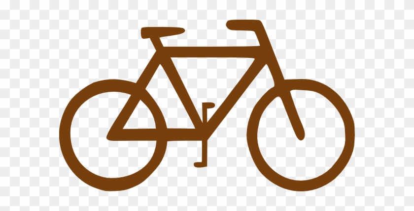 Bike Brown Clip Art At Clker - Green Bike Clip Art #635338