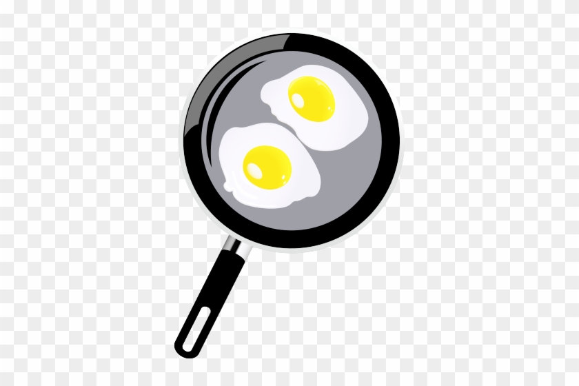 Fried Egg Cartoon Clip Art - Illustration #635429
