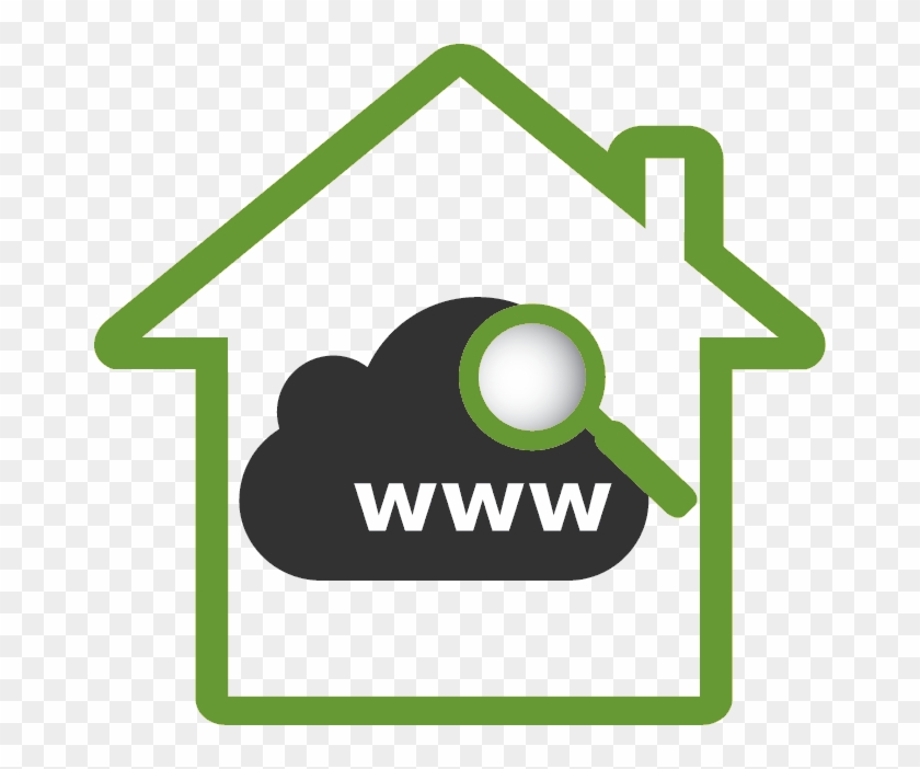 Family Cybertrack™ Monitoring - House And Key Logo Real Estate #635627