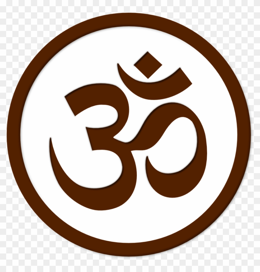 Om Simbolo Symbol Aum Yoga Namaste Peace Sign Cnd Logo - Om Symbol In Circle #635724