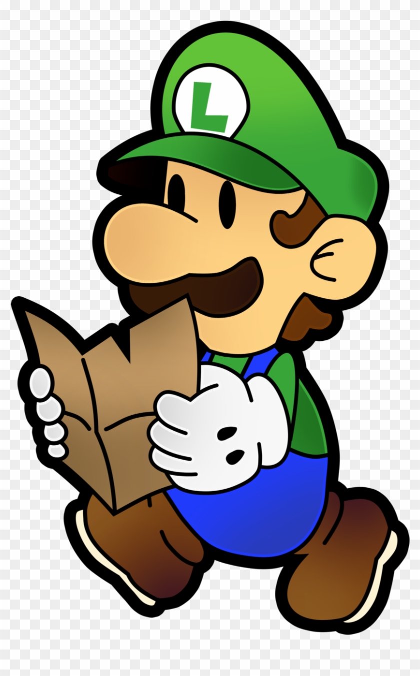 Paper Luigi- The Thousand Year Door By Fawfulthegreat64 - Paper Mario The Thousand Year #635894