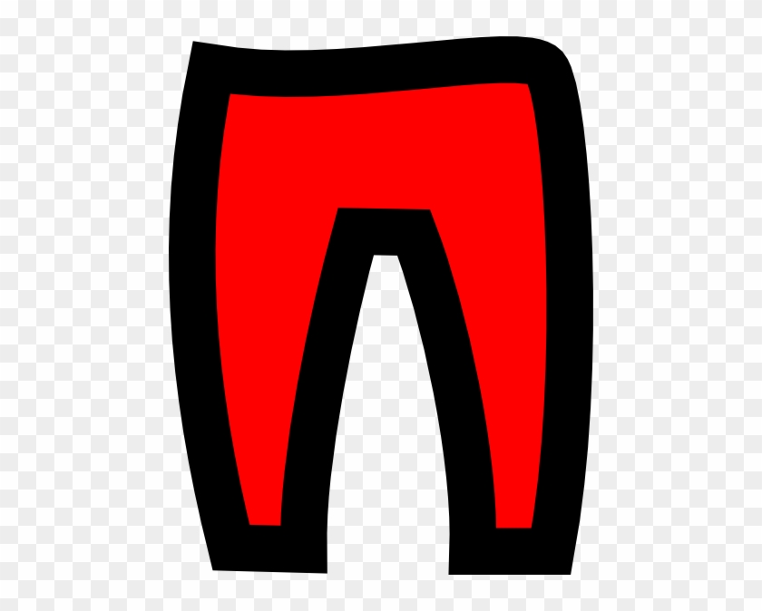 Red Trousers Clip Art - Red Trousers Clip Art #635948