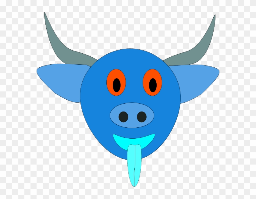 Bull Vector Clip Art - Horn #636172