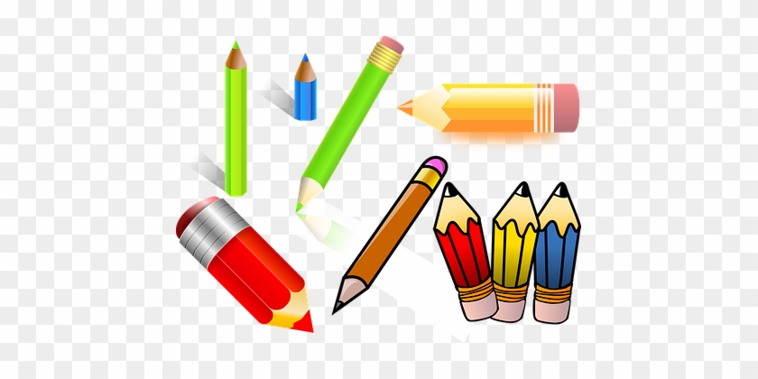 사무실, 연필, 색, 색상, 쓰기, 다채로운, 그림, 수집 - Lapis De Cor Desenho #636200