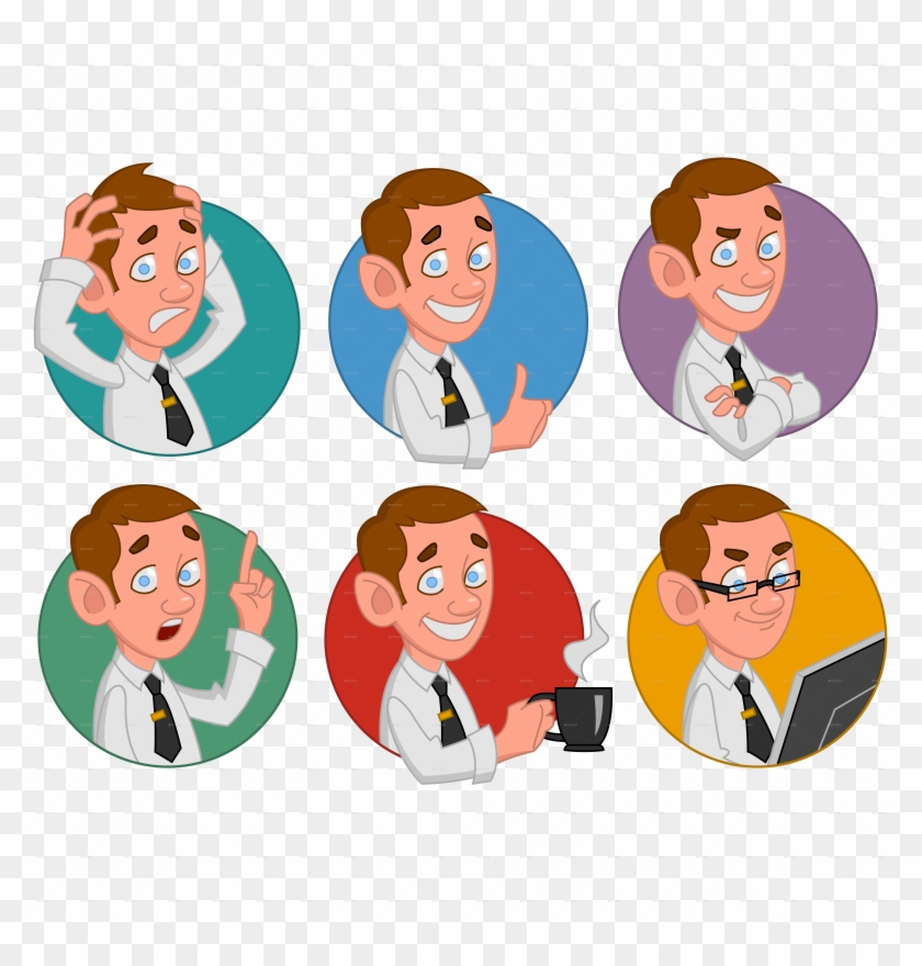 Avatars Of Office Worker Avatars Of Office Worker - Office Worker Png #636467
