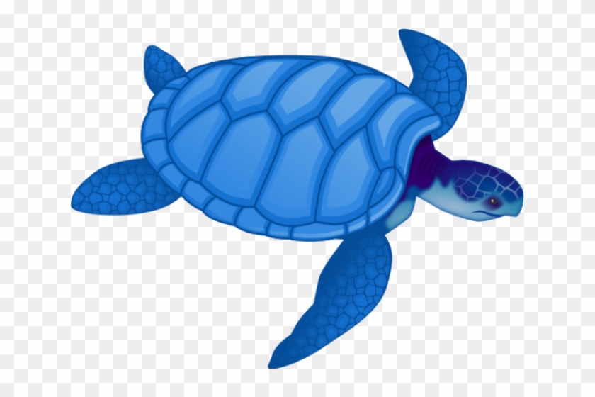 Sea Turtle Clipart Blue - Sea Turtle Clip Art Blue #636453