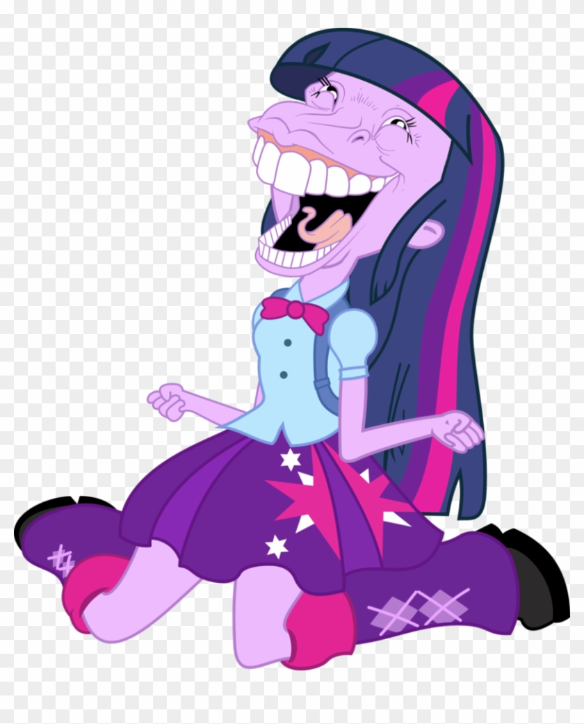 I Was A Teenage Horse-girl By Ozzkrol - Mlp Eg Twilight Sparkle Screaming #636473